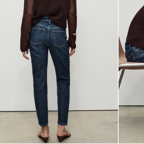 MNG | Mango New Mom Jeans - Blue Denim Jeans - Picture 2 of 8